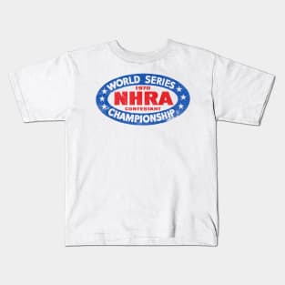 1970 Drag Racing World Series Kids T-Shirt